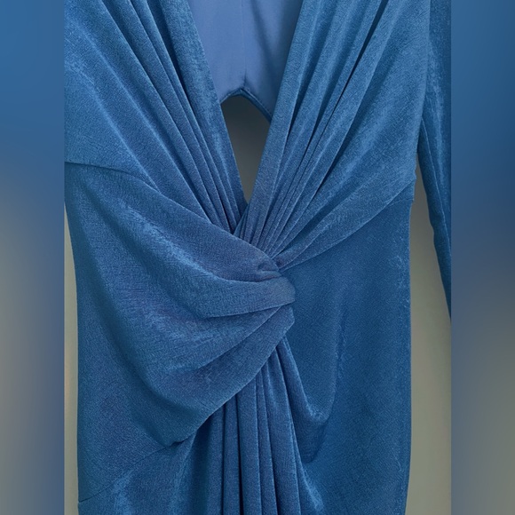 Anthropologie Long Sleeve V-Neck Slim Stretch Maxi Dress (Katie May) - Picture 5 of 5